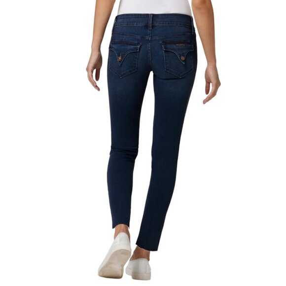 Hudson Jeans Womens Size 25 Teal Green Collin Low Rise Skinny with Flap Pockets - Picture 3 of 14